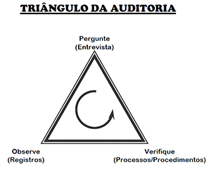 tringulo da auditoria