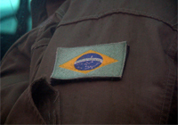 Foto de uniforme com bandeira do Brasil. Crdito: Andr Gustavo Stumpf/flickr