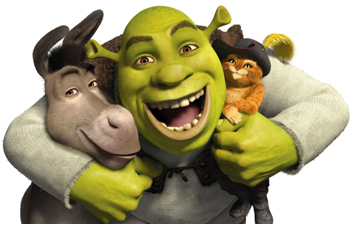 Shrek-e-seus-amigos-burro-e-gato