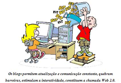 Desenho-de-uma-menina-sentada-a-frente-de-um-computador-enquanto-um-menino-sobre-livros-despeja-por-um-funil-palavras-bit