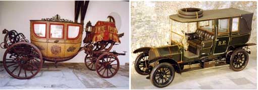 Dois carros do museu