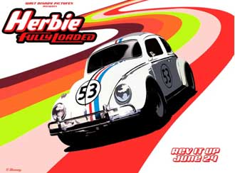 Desenho-de-Herbie-o-fusca-turbinado