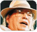 Foto de Tom Jobim de chapu