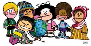 Desenho-de-Mafalda-com-criancas-de-outras-nacionalidades