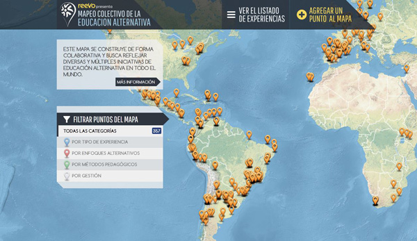 Mapa colaborativo Reevo